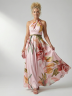 Light Floral Maxi Dress - Summer Elegant Breathable Boho Style