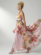 Light Floral Maxi Dress - Summer Elegant Breathable Boho Style