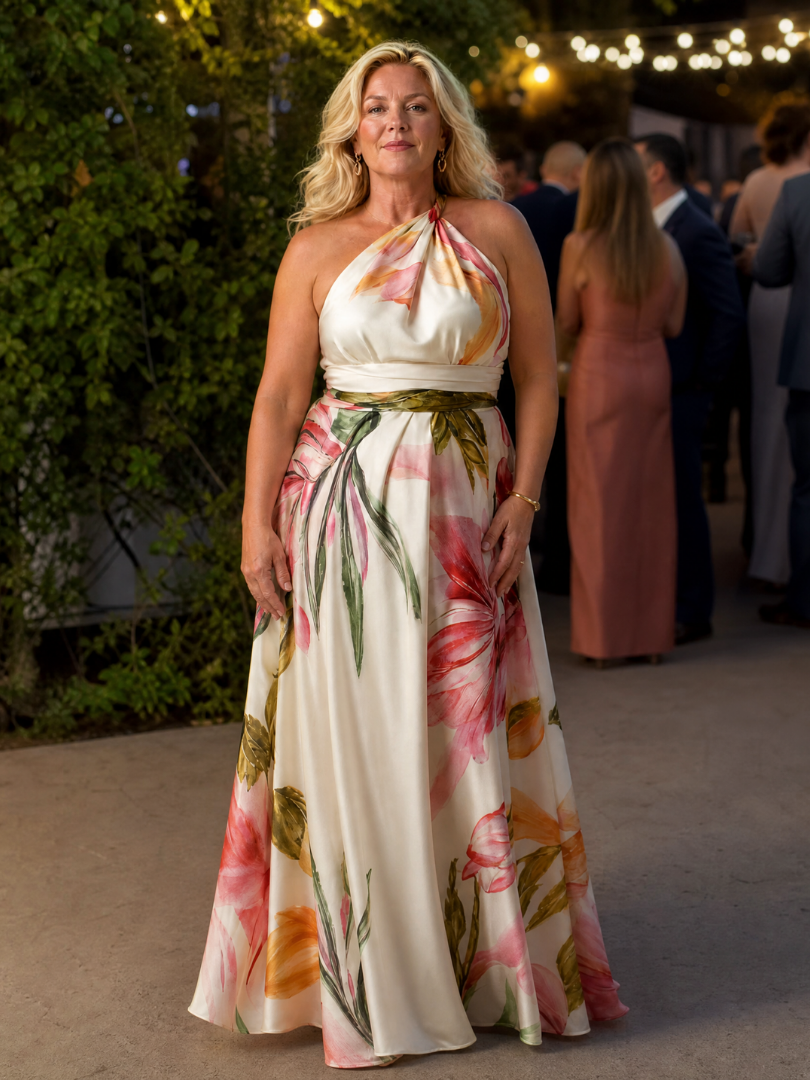 Light Floral Maxi Dress - Summer Elegant Breathable Boho Style