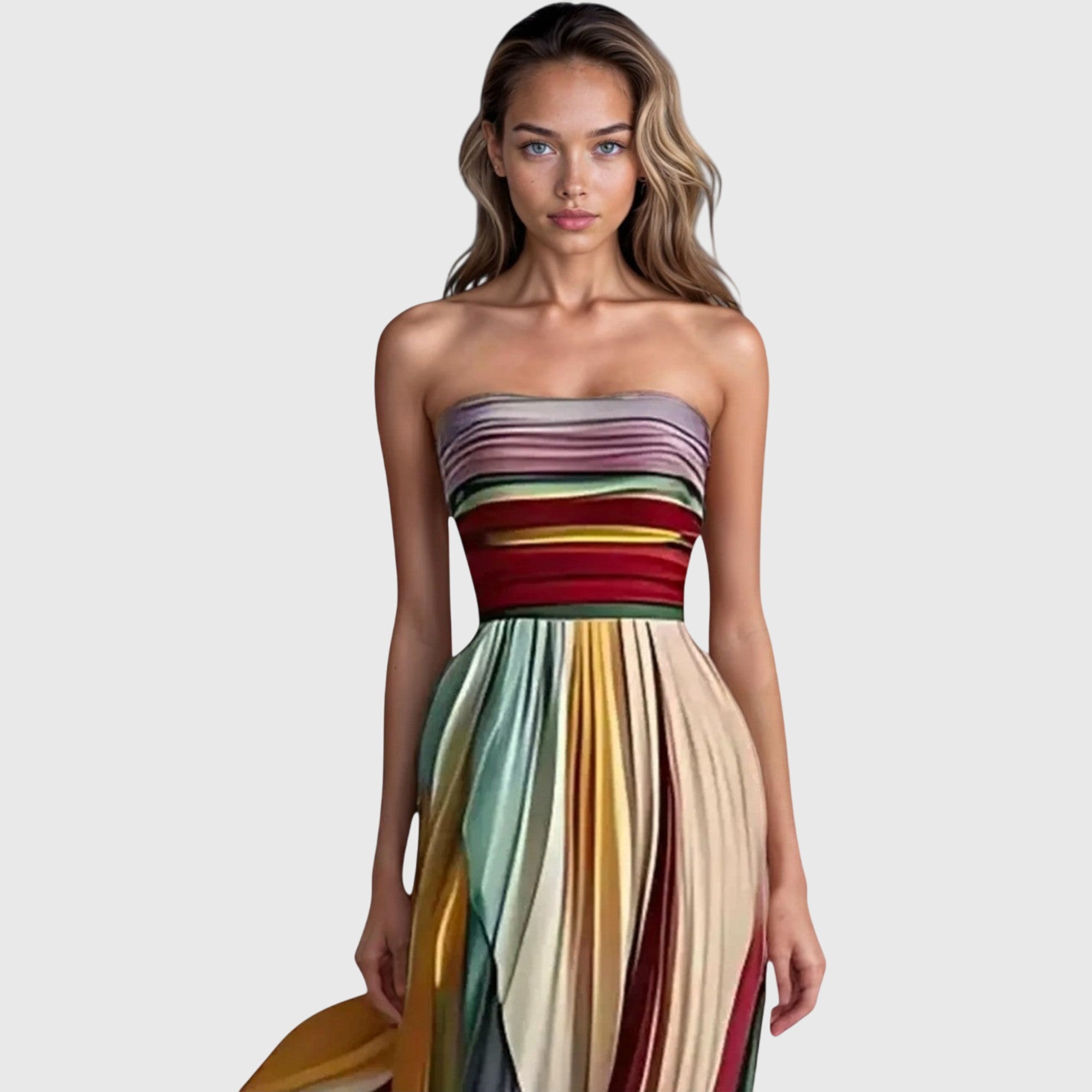 Damska sukienka maxi klasy premium, elegancki wygląd i komfort noszenia